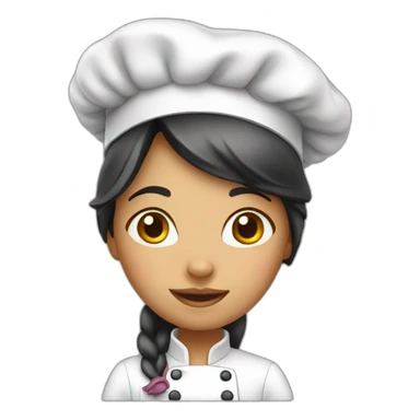 girl cook sticker