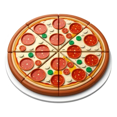 Lego pizza sticker