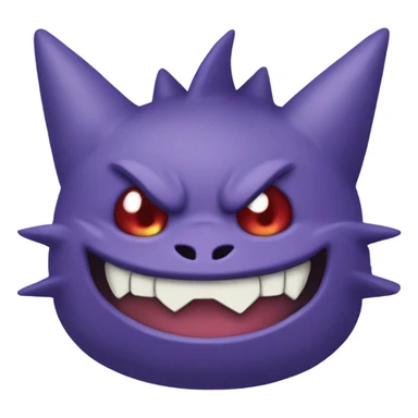 Gengar pokemon sticker