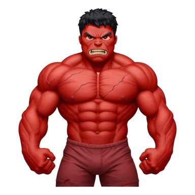 Red hulk sticker
