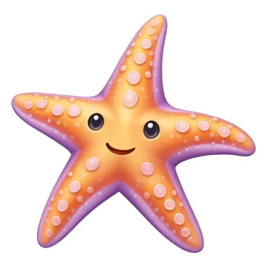 Pastel starfish  sticker
