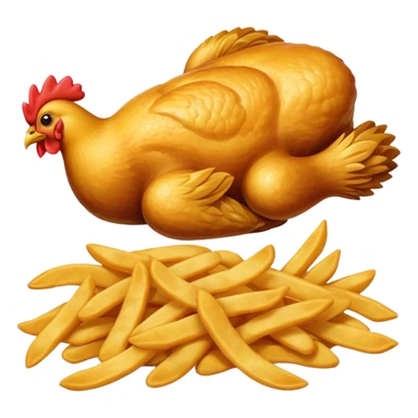 trozos de pollo sticker