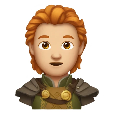 ginger young genghis khan sticker