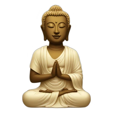 buddha statue doing TED speech sticker
