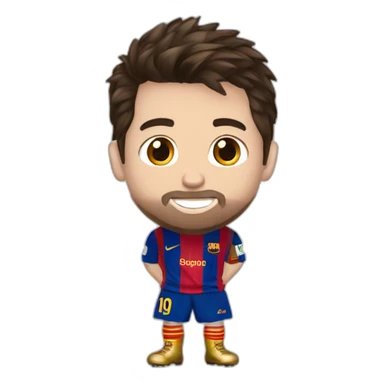 messi ronaldo ugg  sticker