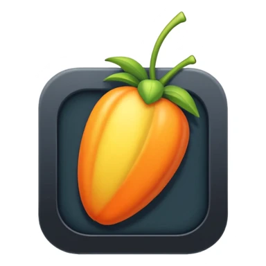 Сделай логотип Fl Studio светящийся sticker