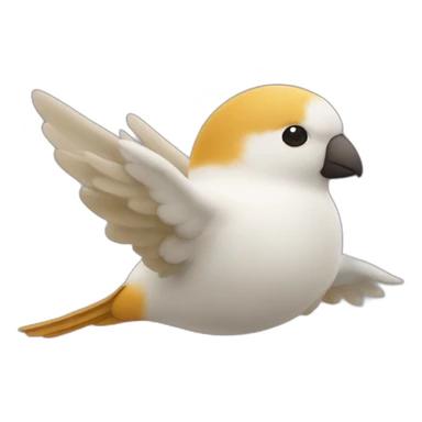 Pica pau en vuelo sticker