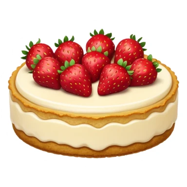 Strawberry cheesecake sticker