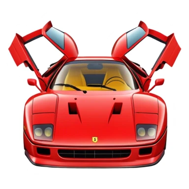 Ferrari f40 sticker