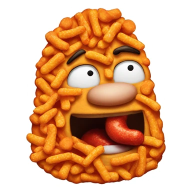 peter griffin eating hot cheetos  sticker