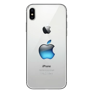 back side of iphone sticker