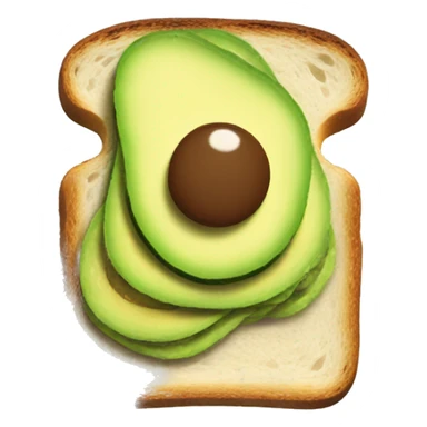 Avocado toast sticker