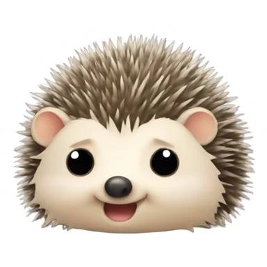 A hedgehog rolling its eyes  sticker