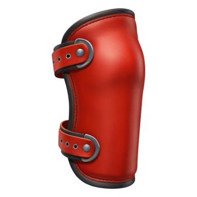elbow guard red sticker