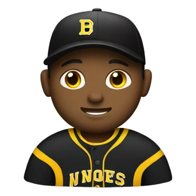 Baseball pitcher wearing black and yellow  sticker