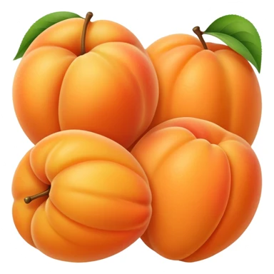 Apricot sticker