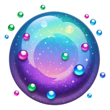 glitter tada sticker