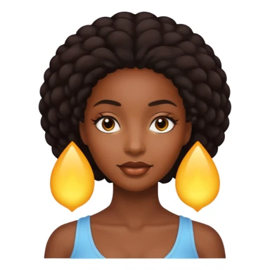 Black women aestetic sticker