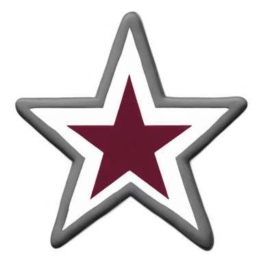 Texas A&M lone star logo sticker