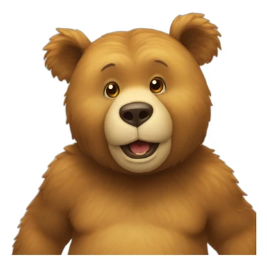 Un ours qui vole du miel sticker