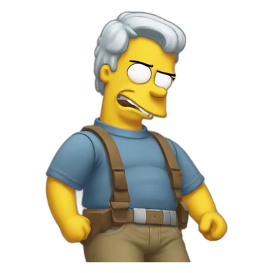 dolph starbeam the simpsons bully sticker