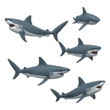 sharks-in-tornado sticker