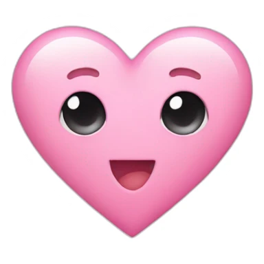 Heart lightpink sticker