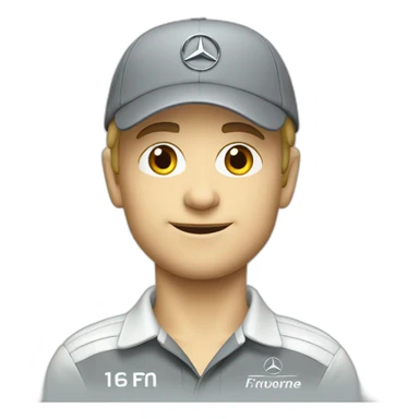 Mercedes F1 sticker