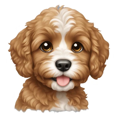 Cavoodle puppy sticker