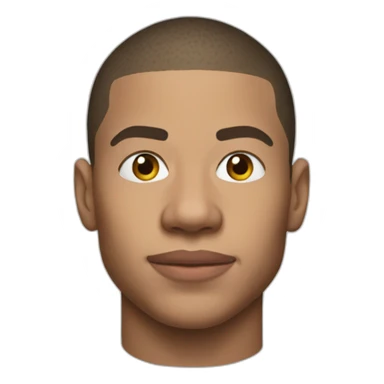 Kylian Mbappe face sticker