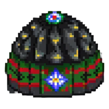 Uzbek doppa hat traditional headwear sticker