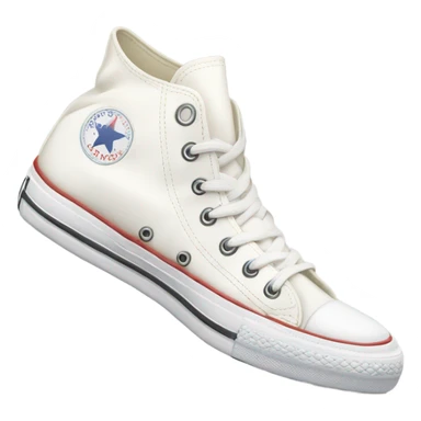 White converse high tops sticker