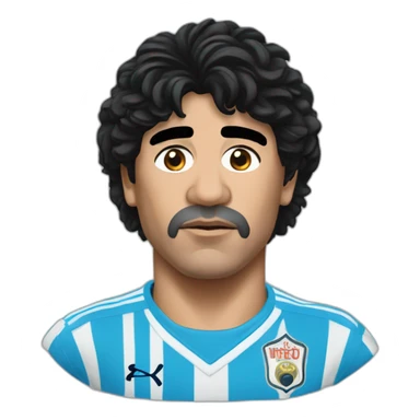 Diego maradona sticker