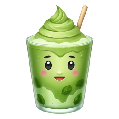 matcha ice only sticker