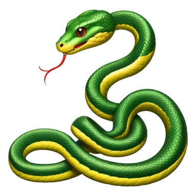 snake crawls sticker