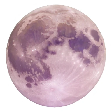 full moon with craters sticker