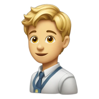 Smart boy sticker