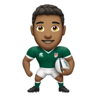 Joueur de rugby sticker