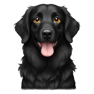 duck tolling retriever all black sticker