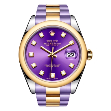 Shine Purple Diamond Rolex sticker