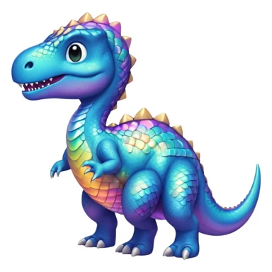 little celestial dinosaur sticker