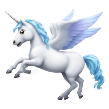 Flying unicorn sticker