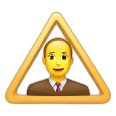 resume sign triangle emoji sticker