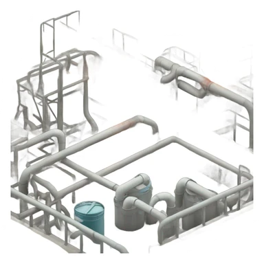 Hell at a sewage plant  sticker