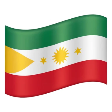 full screen kurdistan flag sticker