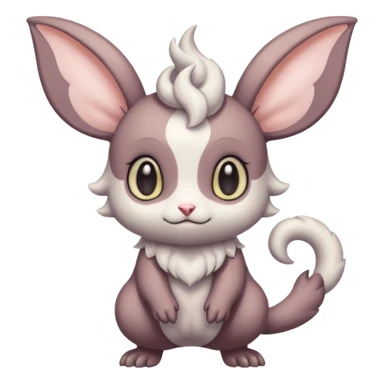  Fey Toony Espurr-Minccino-Sprigatito-fusion-hybrid sticker