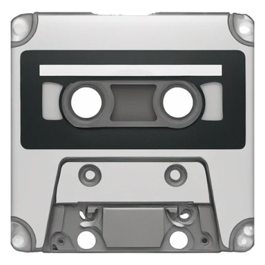 Transparent Cassette sticker