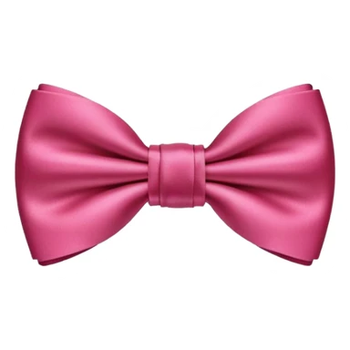 Dark Reddish-Pink ribbon-bow tie  sticker
