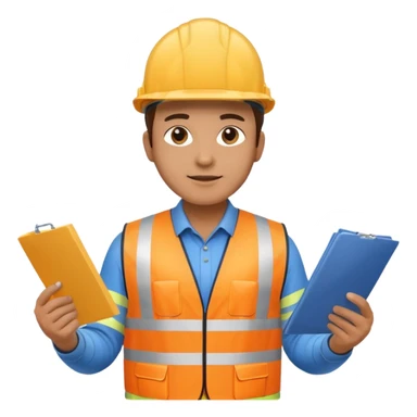 Ingeniero civil trabajando  sticker