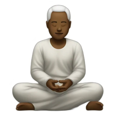 Personne doing a reverence sticker